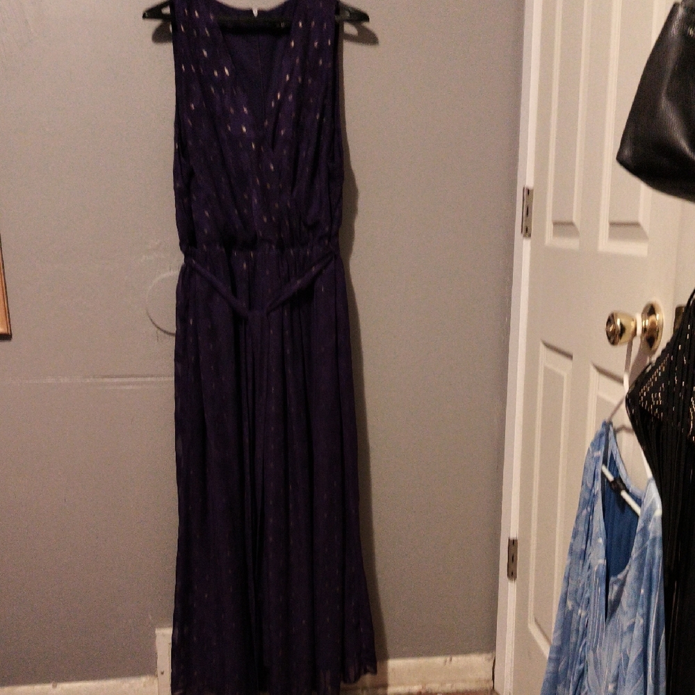Lane Bryant Deep Purple Maxi Dress